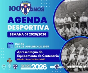 Agenda desportiva 07 - 25 e 26 de outubro de 2025