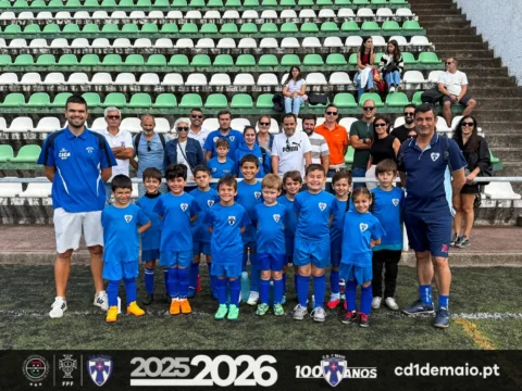 Futebol de Formação escola de Futebol no Funchal, Madeira no Clube Desportivo Primeiro de Maio