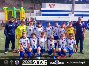 Equipa dos Benjamins SUB-11 do CD 1º de Maio época 2025/2026