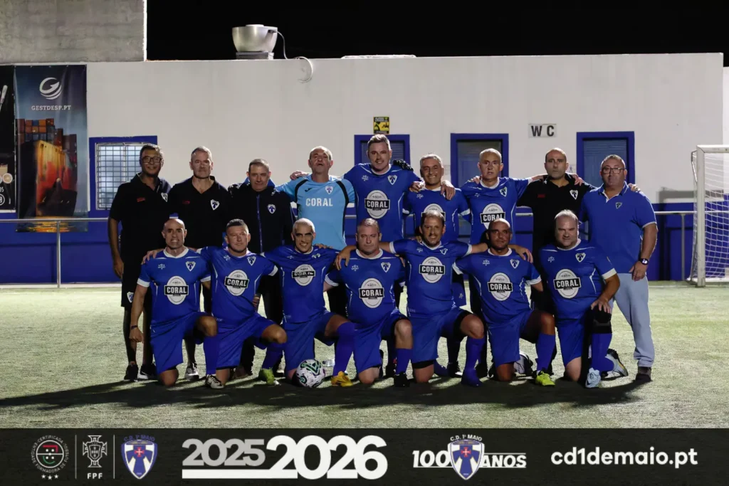Equipa de veteranos +45 do CD 1º de Maio época 2025/2026