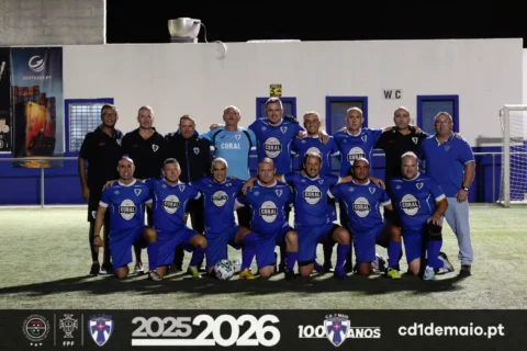 Equipa de veteranos +45 do CD 1º de Maio época 2025/2026