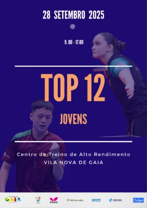 Lista de atletas para o Top 12 de Jovens no Top 12 Nacional de Jovens Lista de atletas para o Top 12 de Jovens no Top 12 Nacional de Jovens