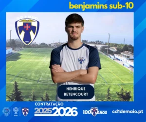 Treinador de Futebol de Formação - Benjamins Henrique Betencourt