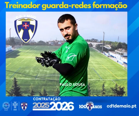 Treinador de Guarda Redes dos escalões de Formação do CD 1º de Maio