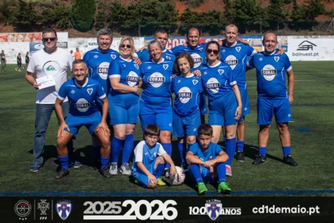 Walking Football no Funchal - Equipa do CD 1º de Maio