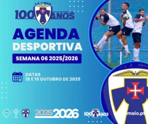 agenda desportiva 06 - 18 e 19 de outubro de 2025