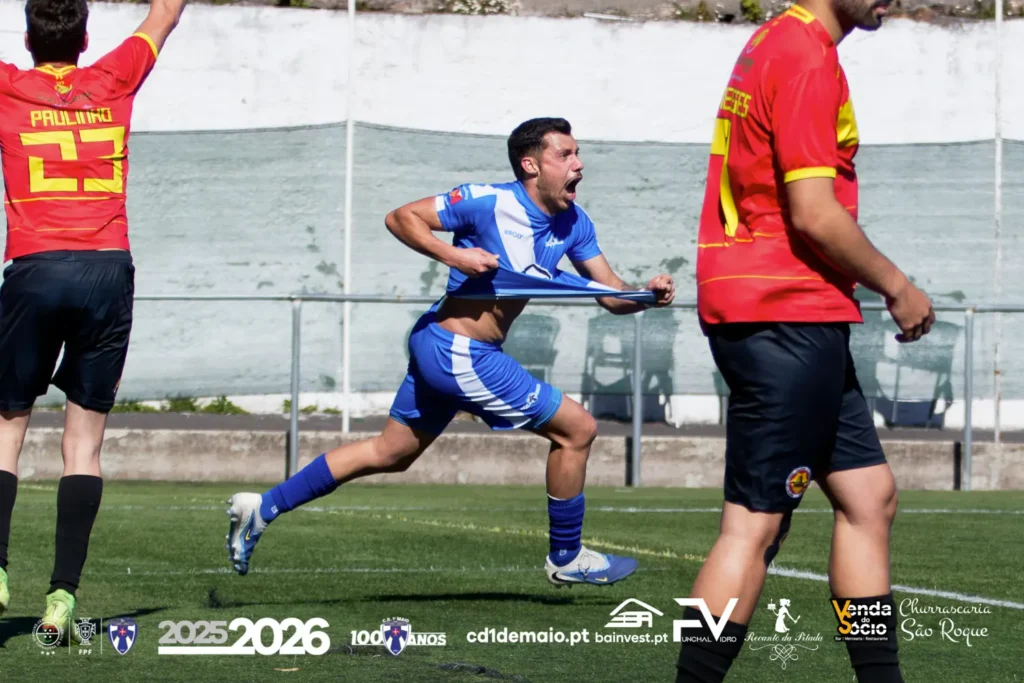 Gonçalo Rebolo autor do Golo do 1º de Maio