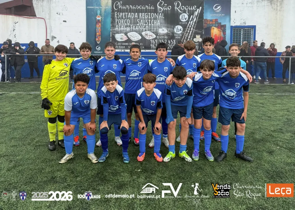 Equipa de Infantis SUB-13 B do CD 1º de Maio 2025/2026