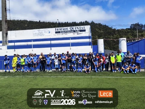 Iniciados SUB-14 do CD 1º de Maio na época 2025/2026