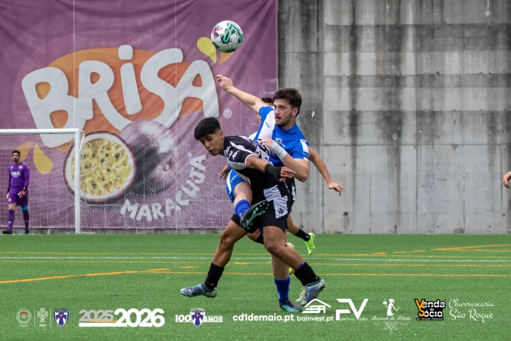 Antónïo Azevedo um dos centrais do CD 1º de Maio nesta época 2025/2026