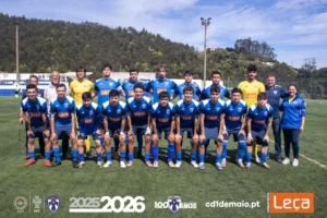 Equipa Seniores "B" do CD 1º de Maio. Vitoria 2-1 sobre o Calheta F.C.