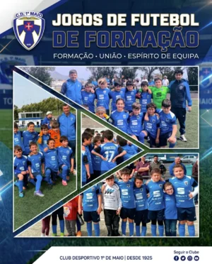 jogos de Futebol de Formação da Escola de Futebol do 1º de Maio