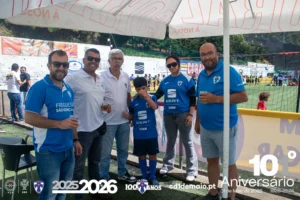 Pais sempre presentes a apoiar os filhos, a equipa e o clube. 