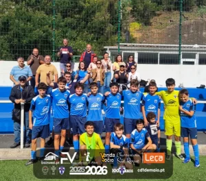 Equipa de Infantis SUB-13 A na Final da Taça da Madeira . Ouro