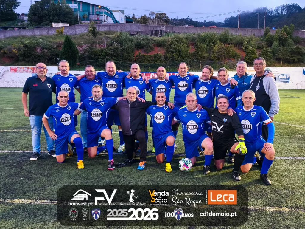 Equipa de Veteranos +45 na Liga de Veteranos da Madeira 2025/2026