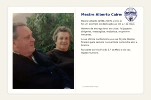 Mestre Alberto Caires e Esposa
