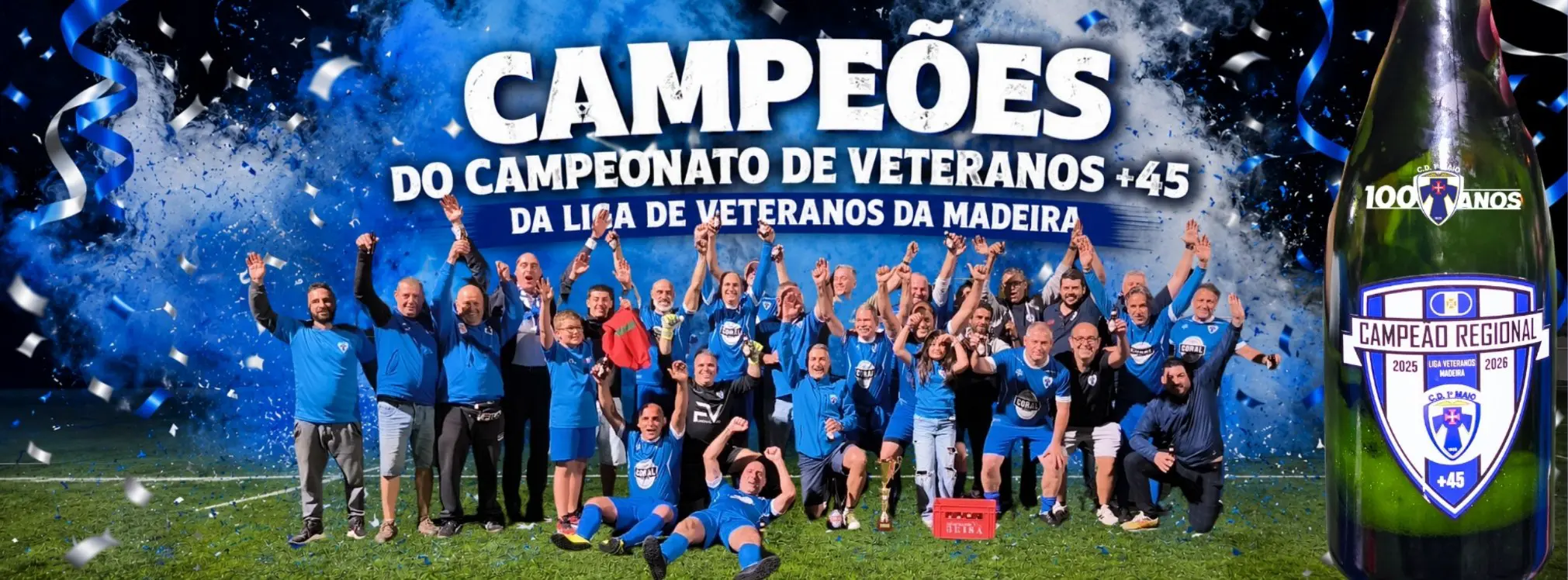 Veteranos +45 Campeões do Campeonato +45 da Madeira 2025/2926