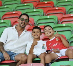João Diogo com os Filhos