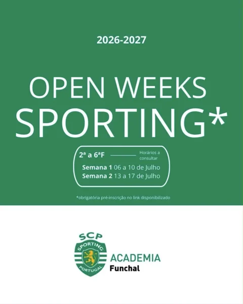 As Open Weeks da Academia Sporting Funchal | CD 1.&ordm; Maio