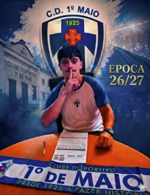 Diogo Macieira no 1º de Maio na Época 2026/2027