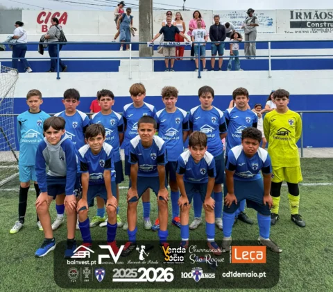 Futebol de Formação Infantis SUB-13 B do CD 1&ordm; de Maio época 2025-2026-2