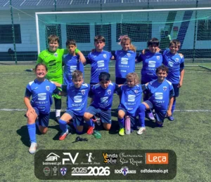 Futebol de Formação do CD 1º de Maio Benjamins SUB 11 com vitórias