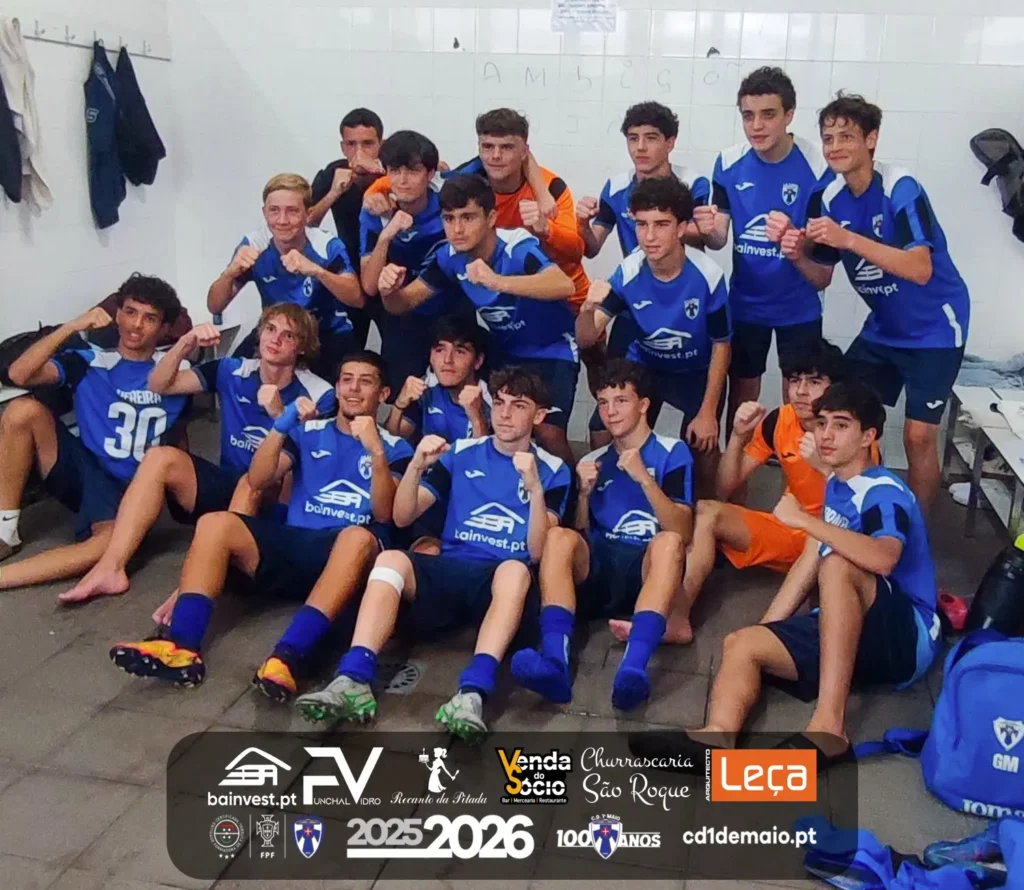Futebol de Formação do CD 1º de Maio Juvenis SUB-17 no Pódio