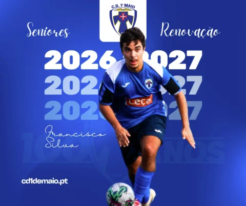 Francisco Silva renova com o CD 1.&ordm; de Maio para a &eacute;poca 2026/2027