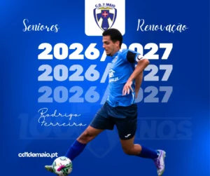 Rodrigo Ferreira integra nos trabalhos dos Seniores para 2026/2027