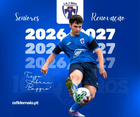 Aposta na Forma&ccedil;&atilde;o: Tiago Abreu &ldquo;Baggio&rdquo;&nbsp; integra a equipa s&eacute;nior em 2026/2027