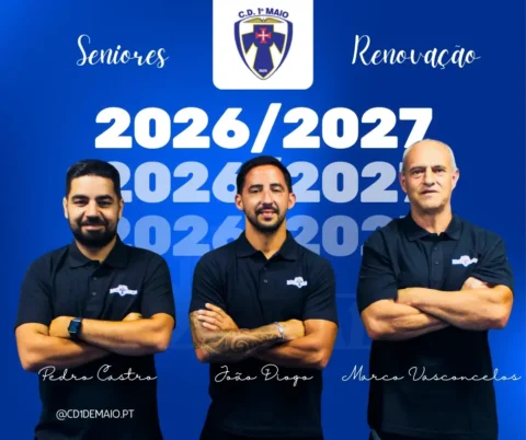 Equipa T&eacute;cnica dos Seniores para a &eacute;poca 2026/2027