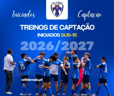 Treinos de captação Iniciados SUB-15