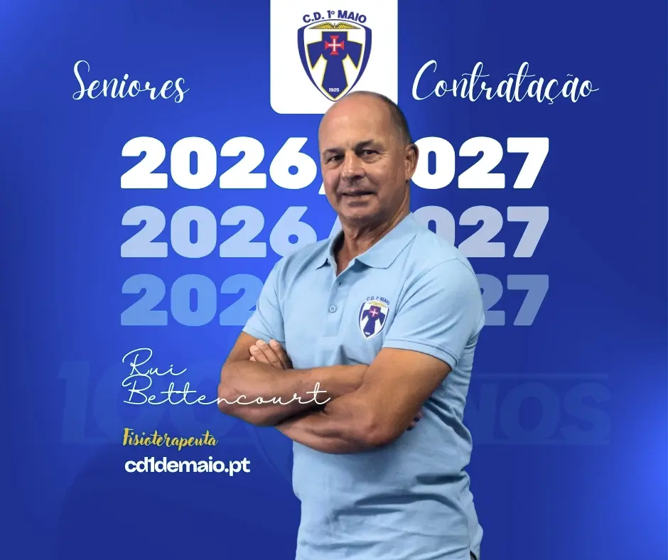 Contratação do fisioterapeuta Rui Manuel Ferreira Bettencourt Seniores 20262027