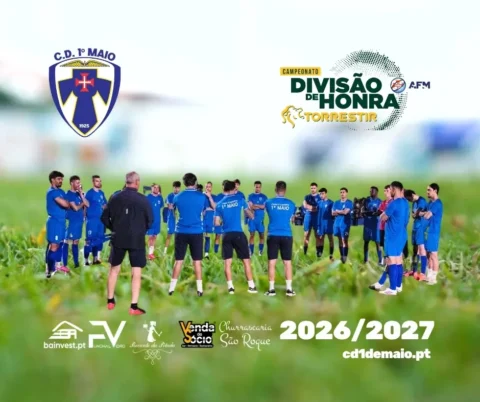 CD 1º de Maio Sorteio e Calendário dos Seniores Campeonato Divisão de Honra Torrestir 20262027