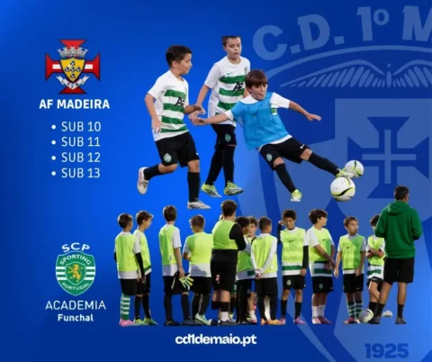 Escola de Futebol na Madeira - 1º de Maio e Academia do Sporting no Funchal